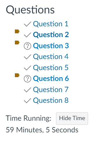 Exam Questions List